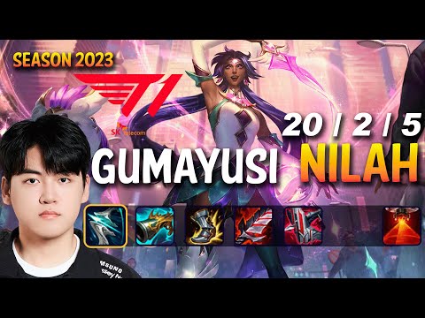 T1 Gumayusi NILAH vs ZERI ADC - Patch 13.12 KR Ranked