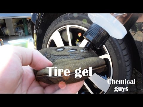 Chemical guys Tire and Trim gel tested on michelin tires!!!!