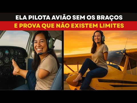 A Incrível História de Jessica Cox - A Primeira Pilota Sem Braços do Mundo –