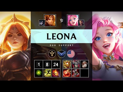 Leona Support vs Seraphine - NA Diamond Patch 25.19