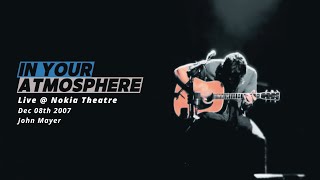 노래로 단편영화를 만든다면 이런 느낌일까? 🎈 John Mayer -  In Your Atmosphere Live 존 메이어 [ 초월번역 / 자막 / 가사 / 해석 ]