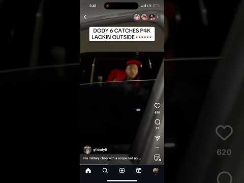 DODY 6 CATCHES P4K OF THE BABY STONE GORILLAS LACKIN!!👀👀 #dody6 #p4k #babystonegorillas #larapper