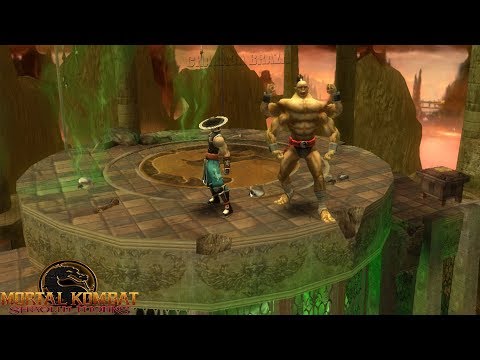 [TAS] Mortal Kombat Shaolin Monks HARD | KUNG LAO VS GORO | NO HIT SEM TOMAR DANO (PS2)