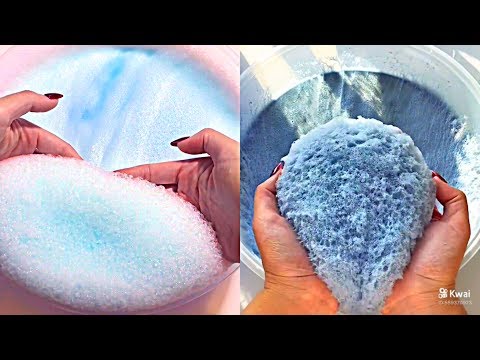 Bubbly slime popping - satisfying slime ASMR video compilation