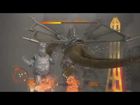 Mecha King Ghidorah (55-62m) vs Mechagodzilla (100m)