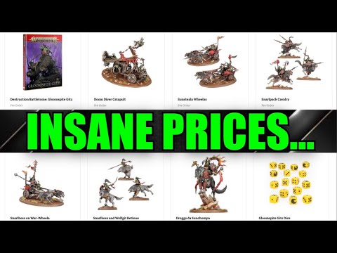 Games Workshop Have LOST Their MINDS... NEW Warhammer Prices are Out of CONTROL AoS Gloomspite Gitz