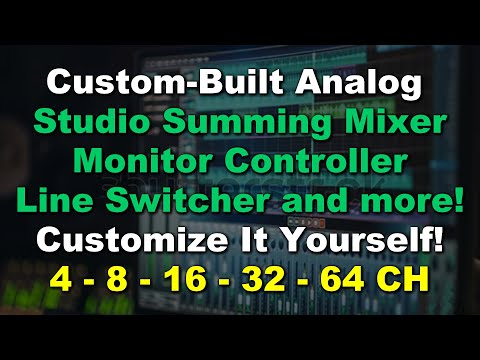 2-Way RCA to XLR Analog Audio Studio Signal Line Precision Monitor Controller image 3