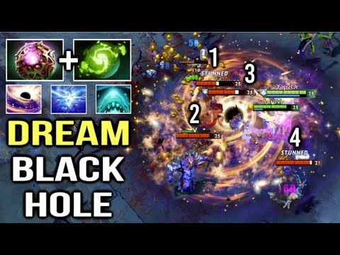 OMG DREAM BLACK HOLE Saves The Game! EPIC OC Refresher Enigma COMBO Gameplay by Yapzor 7.21 Dota 2