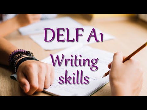 DELF A1 production écrite - DELF A1 writing skills