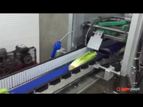 Laferpack Wide B, packaging machine for celery or other vegetables / Confezionatrice per verdure