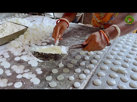 Batasha & Sash Khaza Making - Sweet Making Small Factory in Village - Traditional Fair Mishti