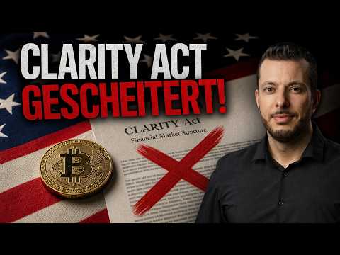 CLARITY ACT IM SENAT GESCHEITERT! ❌ Was bedeutet das für BITCOIN & KRYPTO?