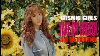 WJSN - Take My Breath Line Distribution