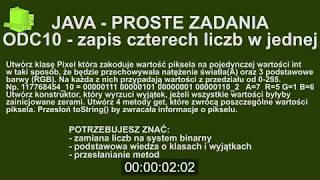 Podstawowe Zadania Java #10 - Zapis CZTERECH liczb W JEDNEJ czyli prosty zapis RGBA w Javie