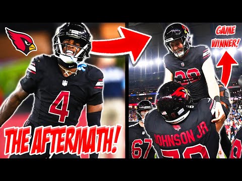 WHAT AN INSANE GAME! *REACTING* To The Arizona Cardinals Beating The Los Angeles Chargers