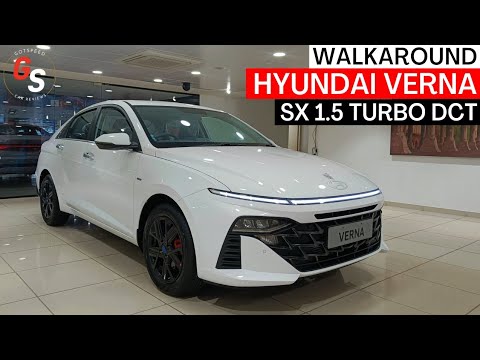 Hyundai Verna SX DCT ~ 2024 Verna SX Turbo Petrol Detailed Walkaround, Features, Price | GotSpeed