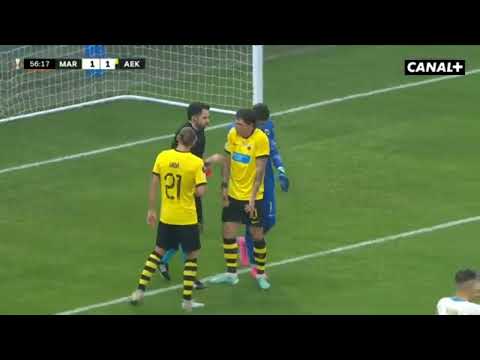 Résumé Olympique Marseille vs AEK Athens score final 3 - 1 🌠