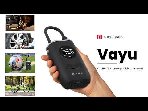 2 hp portronics vayu portable tyre inflator