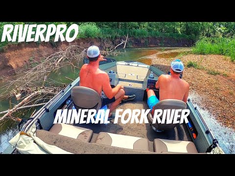 Extreme Shallow Jet Boating - Riverpro on Mineral Fork "River"