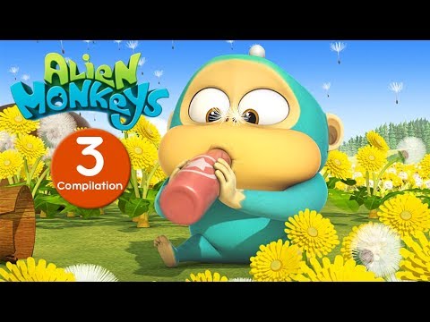 Funny Animated Cartoon - Alien Monkeys - Episodes...