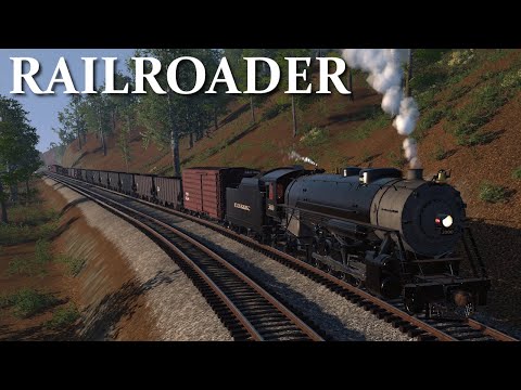 Big Steam Hauls Through Freight | Railroader S1E44