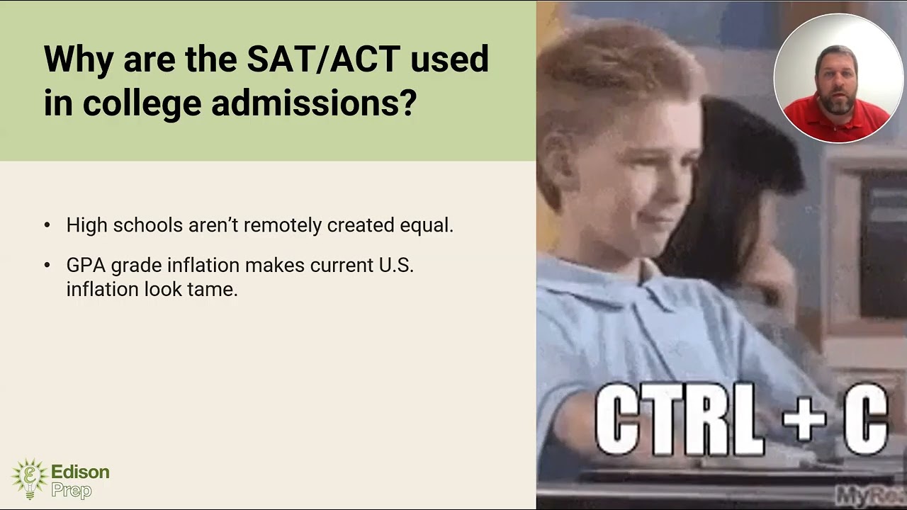 Edison Prep Info Session on College Admissions and Test Prep - May 2024