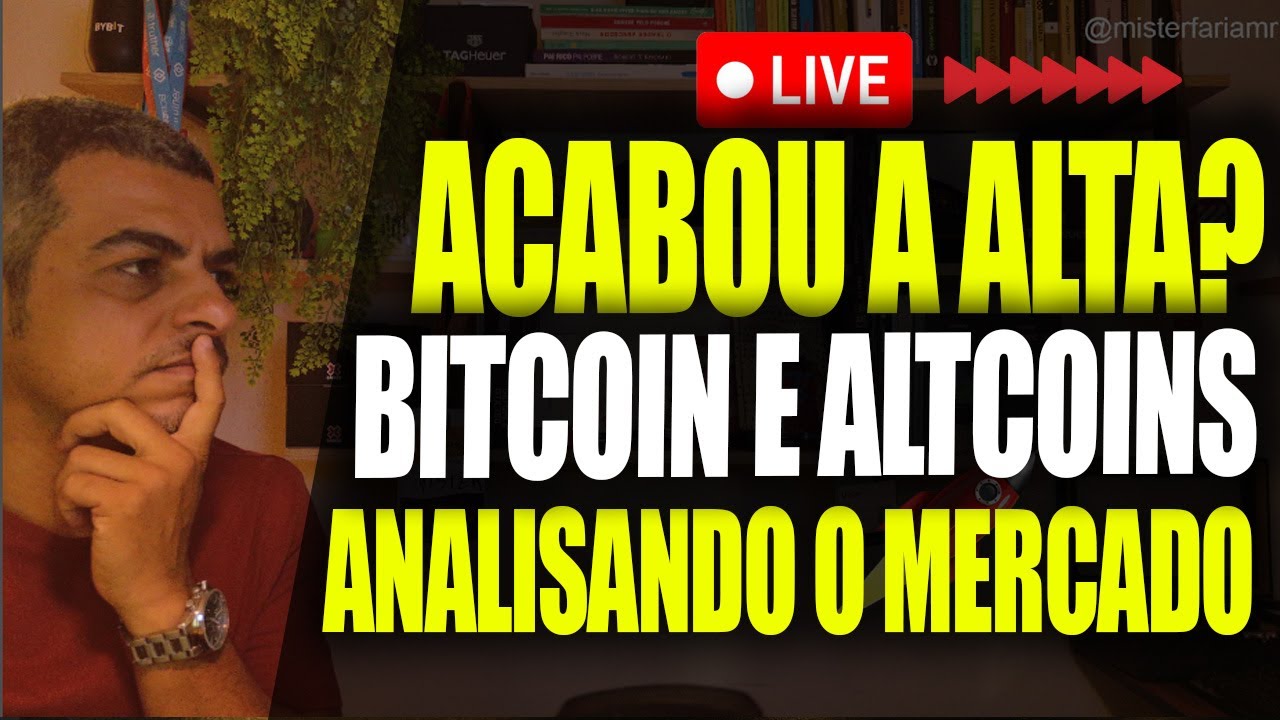 BITCOIN HOJE - MERCADO CORRIGINDO OU VOLTANDO A CAIR? - Bitcoin Altcoins e ETFs