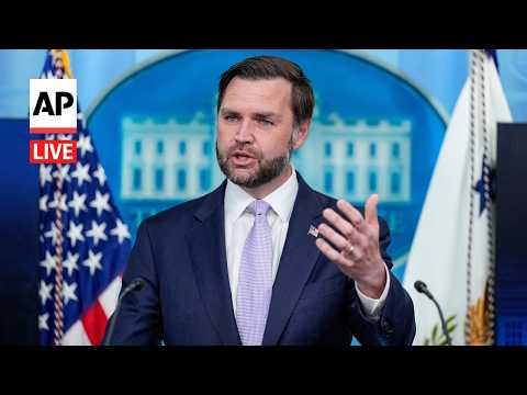 LIVE: White House press briefing with JD Vance