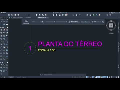 Desenho Arquitetônico - Atributos de blocos do AutoCAD