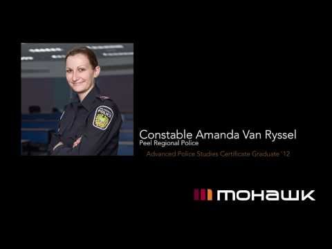 Amanda Van Ryssel, Mohawk Graduate Profile