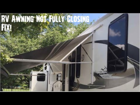 RV Awning Not Closing Fix