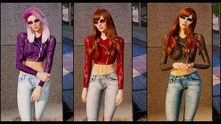  Lana Sims4 New hair + clothes + glasses