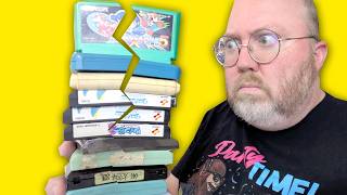 Can I Fix this Stack of Famicom Games with Open Cart Surgery?