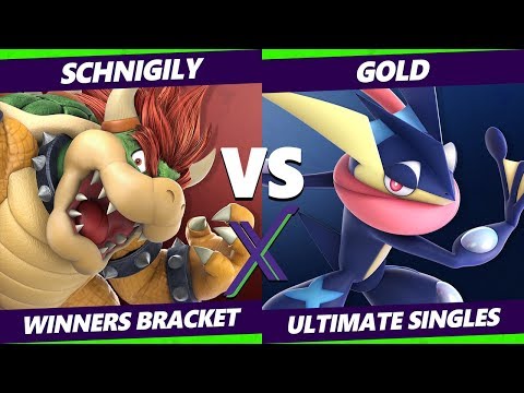 S@X 343 Winners Round 2 - Schnigily (Bowser) Vs. Gold (Greninja) Smash Ultimate - SSBU