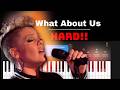 Virtual Piano What About Us P NK HARD