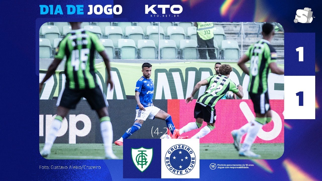 AMÉRICA-MG X CRUZEIRO - VOLTA DA SEMIFINAL DO CAMPEONATO MINEIRO 2025