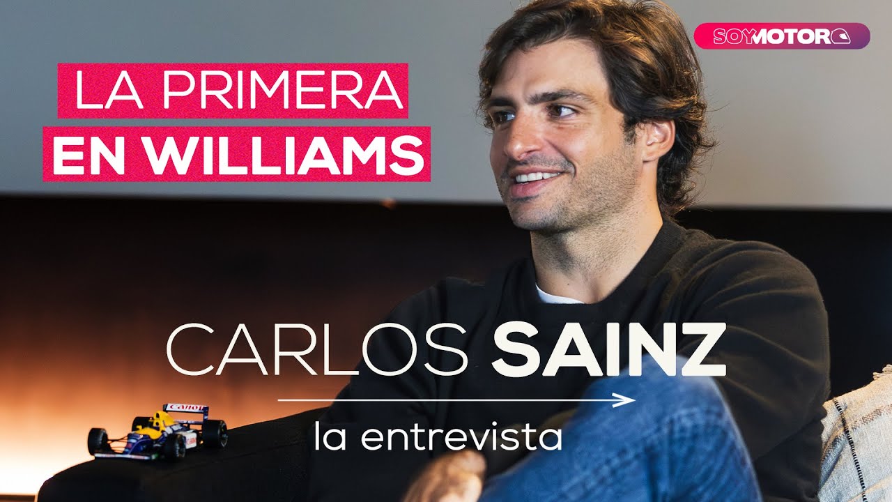 Carlos Sainz, la primera entrevista como piloto de Williams  | SoyMotor.com
