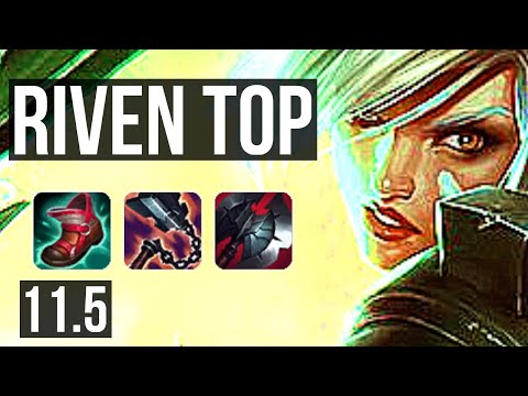 RIVEN vs MALPHITE (TOP) | Rank 3 Riven, Legendary, 17/2/2, 500+ games | KR Grandmaster | v11.5