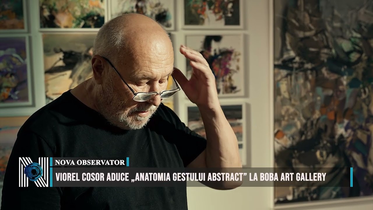 Viorel Cosor aduce „Anatomia gestului abstract” la BoBa Art Gallery