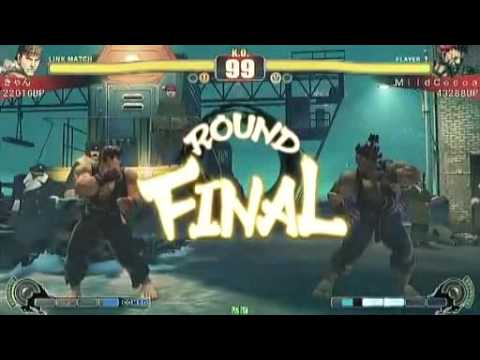 SF4:Kyan (Ry) vs Mild Cocoa (Go) - Qualifiers - Japan National Tournament