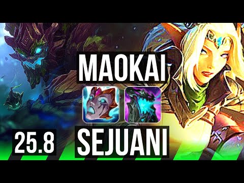 MAOKAI vs SEJUANI (JGL) | NA Master | 25.8