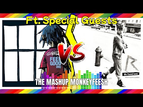 Gorillaz vs Rihanna ft Linkin Park (Feel Good Inc vs We Found Love) MASHUP