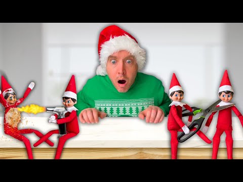 I Brought Multiple ELVES ON A SHELF Into Our HAUNTED HOUSE!