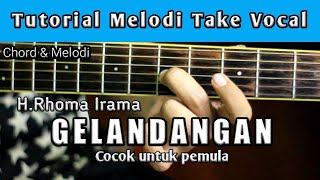 Download lagu Gelandangan ( Rhoma Irama ) Tutorial Melodi Take Vocal/Instrument mp3