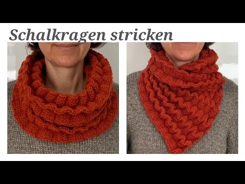 157. Knitting a shawl collar