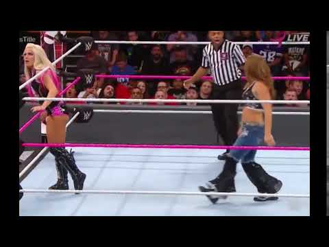 Mickie James Slaps Alexa Bliss in the ass