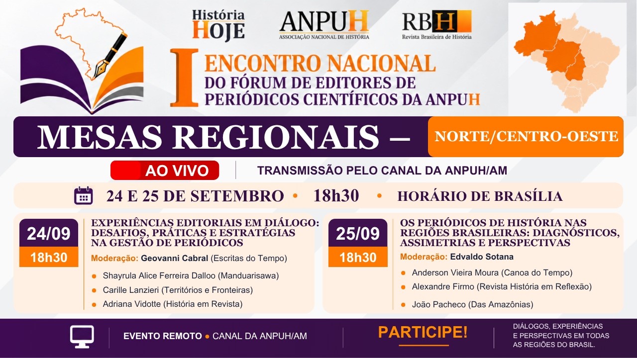 Os Periódicos de História nas Regiões Brasileiras: diagnósticos, assimetrias e perspectivas