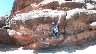 Video thumbnail of El pseudofácil, 6c. Albarracín