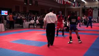 WAKO Kickboxing - WC 2013 - KL -57kg Khachatryan(SWE) - Narloch(POL)