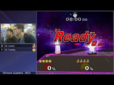 GSS 105 SSBM - Mr. Tuesday (Peach) vs. Mr. Lemon (Dr. Mario) - Melee WQF